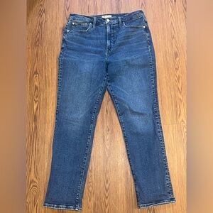 Madewell Women's Straight Leg Jeans in Blue